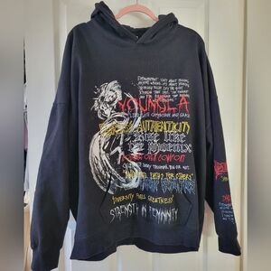 YoungLA Japanese Inspired Female Empowerment Graphic Hoodie Sold Out Online!